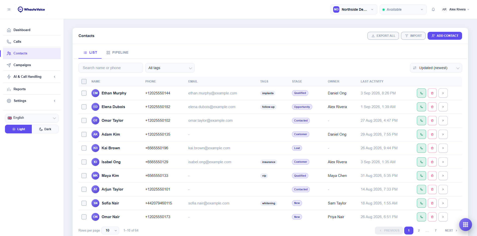 Contact List
