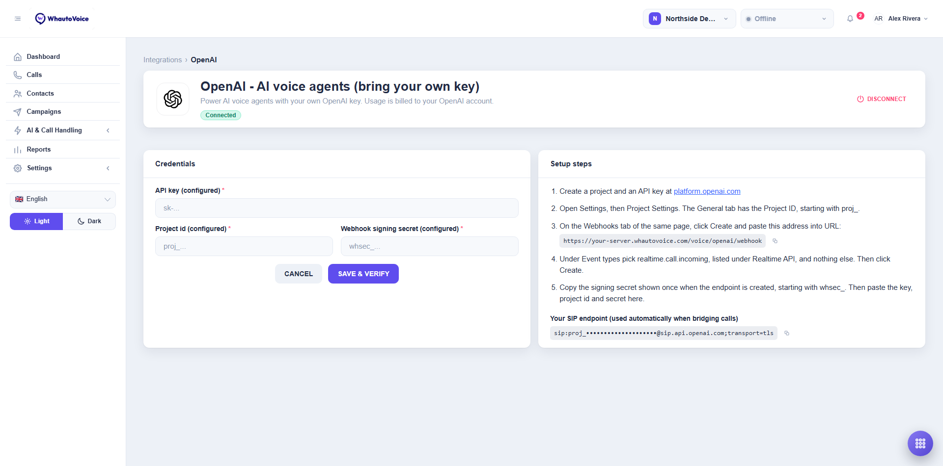 OpenAI Engine Page