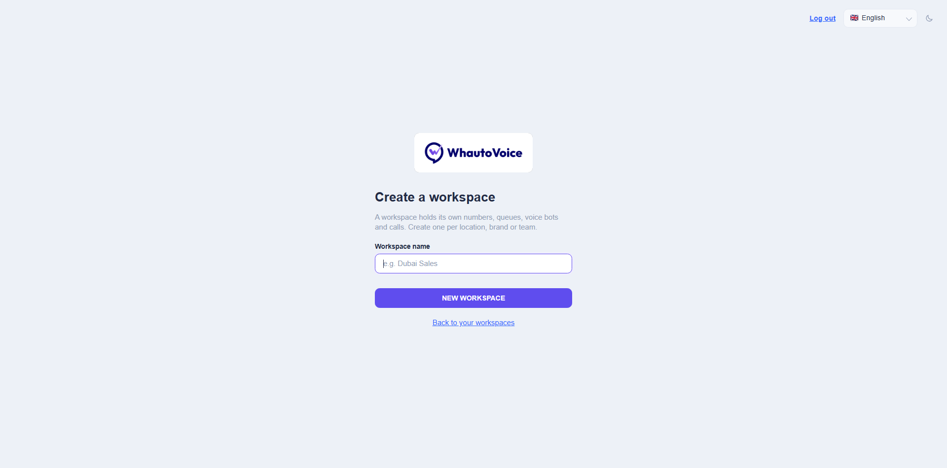Create A Workspace