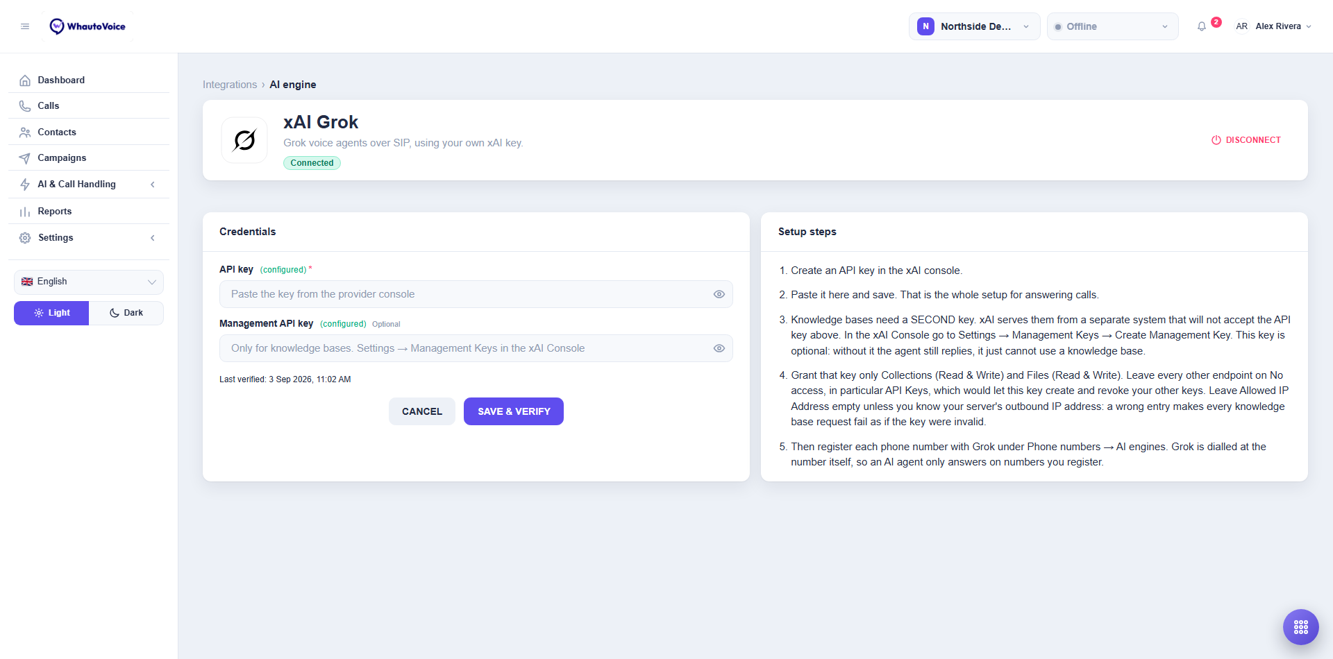 xAI Grok Engine Page
